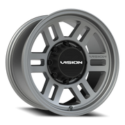 Vision 355 17x9 +12 8x165.1mm 125.2mm Satin Gray