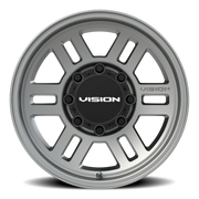 Vision 355 17x9 +12 8x165.1mm 125.2mm Satin Gray