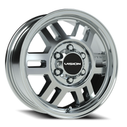 Vision 355 16x6.5 +38 6x130mm 84mm Chrome