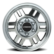 Vision 355 16x6.5 +38 6x130mm 84mm Chrome