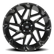 Vision 361 22x12 -51 5x127mm 78.1mm Gloss Black Milled Spokes