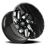 Vision 361 22x14 -76 5x139.7mm 108mm Gloss Black Milled Spokes