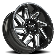 Vision 361 20x9 +10 5x127mm 78.1mm Gloss Black Milled Spokes
