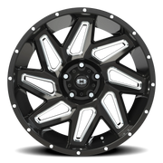 Vision 361 20x9 +10 5x127mm 78.1mm Gloss Black Milled Spokes