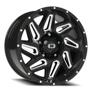 Vision 361 18x9 +12 5x150mm 110.2mm Gloss Black Milled Spokes