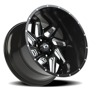 Vision 361 22x14 -76 6x139.7mm 106.2mm Gloss Black Milled Spokes