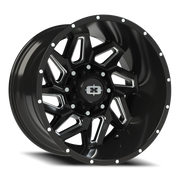Vision 361 20x12 -51 8x180mm 124.2mm Gloss Black Milled Spokes