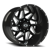 Vision 361 22x14 -76 8x170mm 125.2mm Gloss Black Milled Spokes