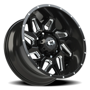 Vision 361 20x9 +12 8x170mm 125.2mm Gloss Black Milled Spokes