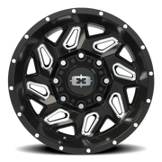 Vision 361 17x9 +12 8x170mm 125.2mm Gloss Black Milled Spokes