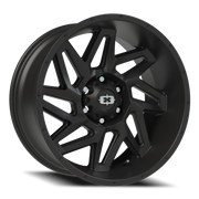 Vision 361 20x10 -25 6x139.7mm 106.2mm Satin Black