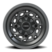 Vision 361 12x8 -10 4x136mm 110.5mm Gunmetal