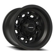 Vision 361 12x8 -10 4x136mm 110.5mm Matte Black