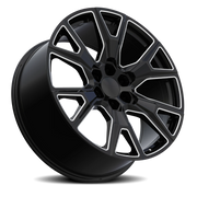 Eclipse Replica 368 22x9.5 +25 6x139.7mm 78.1mm Black Milled