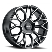 Venom Sport 36 17x8 +35 5x114.3mm 73.1mm Gloss Black Machined Face