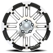 Vision 375 20x9 +18 5x139.7mm 108mm Gloss Black Machined Face