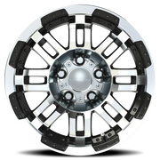 Vision 375 15x7.5 -12 5x114.3mm 83mm Gloss Black Machined Face