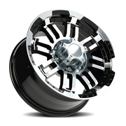Vision 375 16x8 +0 5x127mm 78.1mm Gloss Black Machined Face