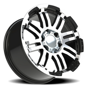 Vision 375 20x9 +0 6x139.7mm 106.2mm Gloss Black Machined Face