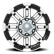 Vision 375 16x8 +0 6x139.7mm 110mm Gloss Black Machined Face