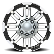 Vision 375 20x9 +0 8x170mm 125.2mm Gloss Black Machined Face