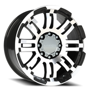 Vision 375 20x9 +0 8x165.1mm 125.2mm Gloss Black Machined Face