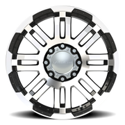 Vision 375 20x9 +0 8x165.1mm 125.2mm Gloss Black Machined Face