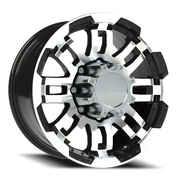 Vision 375 17x8.5 +18 8x170mm 125.2mm Gloss Black Machined Face