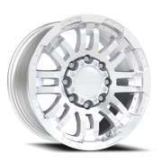 Vision 375 17x8.5 +18 8x165.1mm 125.2mm Silver