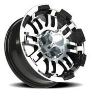 Vision 375 15x6 +0 5x114.3mm 83mm Gloss Black Machined Face