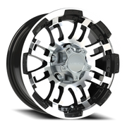 Vision 375 15x6 +0 5x127mm 83mm Gloss Black Machined Face