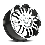 Vision 375 18x7.5 +55 5x160mm 65.1mm Gloss Black Machined Face