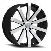 Elure 37 20x8.5 +35 5x114.3mm 73.1mm Black Machined