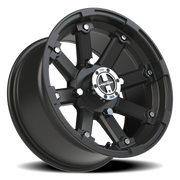 Vision 393 14x7 +3 4x136mm 110.5mm Matte Black