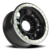 Vision 398 17x8.5 -15 8x170mm 125.2mm Gloss Black Machined Ring