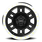 Vision 398 15x8 -19 5x127mm 78.1mm Gloss Black Machined Lip