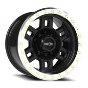 Vision 398 15x8 -19 5x139.7mm 110mm Gloss Black Machined Lip