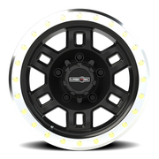 Vision 398 15x8 -19 5x139.7mm 110mm Gloss Black Machined Lip