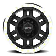 Vision 398 16x8 +0 5x139.7mm 110mm Gloss Black Machined Lip