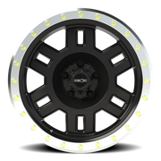Vision 398 17x8.5 +0 5x127mm 78.1mm Gloss Black Machined Lip