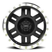 Vision 398 18x9 +18 5x127mm 78.1mm Gloss Black Machined Lip