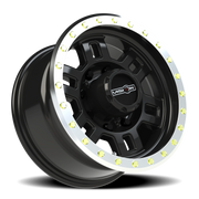 Vision 398 16x8 +0 8x165.1mm 125.2mm Gloss Black Machined Lip