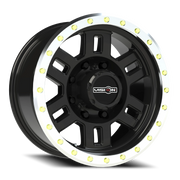 Vision 398 17x8.5 +0 8x165.1mm 125.2mm Gloss Black Machined Lip
