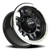 Vision 398 17x8.5 +0 8x165.1mm 125.2mm Gloss Black Machined Lip