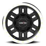 Vision 398 17x8.5 +0 8x165.1mm 125.2mm Gloss Black Machined Lip