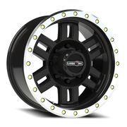 Vision 398 18x9 +12 8x165.1mm 125.2mm Gloss Black Machined Lip