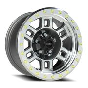Vision 398 15x8 -19 5x114.3mm 83mm Machined Machined Machined Beadlock Ring