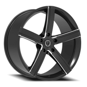 Borghini BW39 22x9.5 +25 6x135mm 87.1mm Black Milled