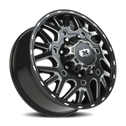 Vision 404 20x8.25 +104 8x165.1mm 121.4mm Gloss Black Milled