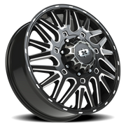 Vision 404 24x8.25 +104 8x210mm 154.3mm Gloss Black Milled